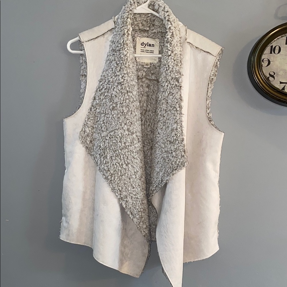 Dylan Gray and Cream Sleeveless Vest